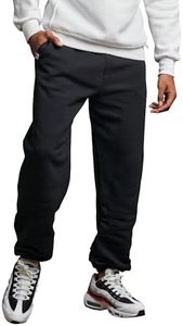 Russell Athletic Men's Dri-Power Closed-Bottom Sweatpants with Pockets,Black,Medium