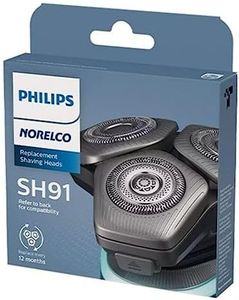 Philips Norelco SH91/52 Replacement Blades for Shaver Series 9000 (S9xxx) and S9000 Prestige (SP98xx) - Self-Sharpening Precision Blades