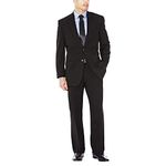 J.M. Haggar Men's Premium Stretch Solid Suit Separates - Pants & Jackets, Black - Jacket, 52