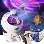 Ltteaoy Sensory Toys for Autism,Kids Sensory Lights, Astronaut Galaxy Night Light Projector Bedroom Adjustable Brightness&Timable,Adhd Sleep Aid,Birthday Gift for Boys Girls Age 2 3 4 5 6