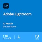 Adobe Lightroom 1TB| 1 Year | PC/Mac | Digital Download