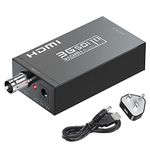 SDI to HDMI Converter, 1080p HD-SDI / 3G-SDI/SD-SDI to HDMI Video Audio Converter, BNC to HDMI Adapter for SDI Camera Monitor Projector