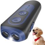 Anti Barking Device for Dogs, Ultrasonic Dog Barking Deterrent Devices with 2 Modes, Dog Bark Control & Training Aid, Portable Bark Deterrent for Dogs with Flashlight