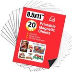 20 Sheets Printable Magnetic Paper,