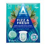 Astonish Fizz and Fresh Toilet Bowl Tablets, Eucalyptus Fresh, 8 Tablets