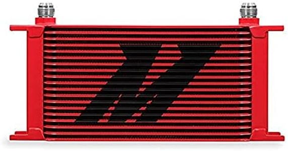 Mishimoto MMOC-19RD Universal 19 Row Oil Cooler, Red