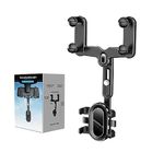 Rearview Mirror Car Phone Holder,1PCSRearview Mirror Phone Holder,360 Degree Rotatable Phone Holder,Multifunctional Car Rearview Mirror Phone Holder,Adjustable Car Phone Holder,Mobile Phone Holder