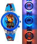 Wild Sparrow synthetic Paw Patrol Glowing Digital Watch For Kids, Diwali Gift, Birthday Return Gift (Color May Vary),Dial-Multicolor, Band- Multicolor