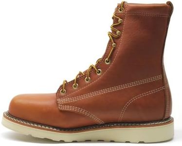 Thorogood Men's American Heritage 8" Safety Toe Boot,Tobacco Gladiator,10.5 D US