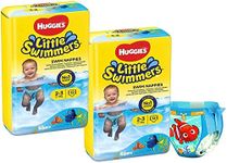 2 Pack Disposable Swimming Nappies, 2 Pack Swim Water Nappies Size 2-3, 3kg- 8kg, (2 Packs x 12) 2-3 - 24 Total Baby Toddler Children Waterproof Leak Proof Nappy + 1 x Tango Mocktail Lolly
