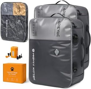 IKYWT Vacuum Storage Bag Kit with Pump, 41L Compression Bag for Home Organization & Long Trips, Vacuum Seal Storage for Luggage & Seasonal Storage (2-Pack)