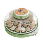 Bobmail 21 Egg Incubator for Hatching Chickens, Incubator with Automatic Egg Turning and Humidity Control, Hold 21 Chicken Eggs (Green)