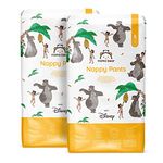 Amazon Brand - Mama Bear Disney Nappy Pants, Size 6 (15+ kg), 120 Count (2 Packs of 60), White, Monthly Pack