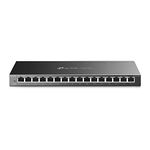 TP-Link 16 Port Gigabit Switch | Unmanaged Pro | Plug & Play | Fanless | Desktop/Wall-Mount | Durable Metal Casing | Support QoS, IGMP Snooping and Link Aggregation (TL-SG116E)