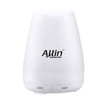 Allin Exporters ABS Plastic Dt-1508B 100Ml 2 In 1 Ultrasonic Humidifier & Essential Oil Aroma Diffuser Cool Mist With 7 Color Led Lights