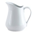 HIC Creamer Pitcher with Handle, Fine White Porcelain, 8-Ounces