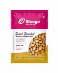 SHREGO Dark Roasted Whole Peanut Unsalted 360G, Snack & Namkeen (Vacuum Packed)