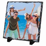 Curved Banana Personalised Square Shaped Matte Photo Rock Slate - Add Your Own Photo - 15cm