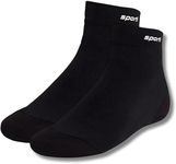 Sporti Nylon Spandex Swim Fin Socks - Black - Small