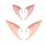 OFKPO 2 Pairs Fairy Pixie Ears Cosplay Accessories Halloween Party Vampire Monster Elven Ears