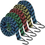 5Pcs Bungee Cords, Elastic Tie Down