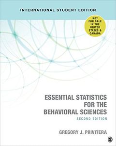 Essential Statistics for the Behavioral Sciences - International Student Edition