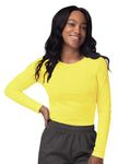 Sivvan Scrubs for Women - Long Sleeve Comfort Underscrub Tee - S8500 - Citron - M