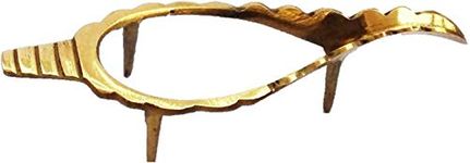 Rudram A & S Ventures Brass Pittal Pooja Shankh Stand (Medium, Gold) showpiece ,(pack of 1)