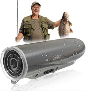 CanFish Fishing CamX Fishing Finders Camera, Lure Action Camera HD 1080P &136°Ultra-Wide-Angle,656FT ROV Waterproof/Motion Sensing/Segmented Intelligent Recording/Wireless Charge/App Compatible