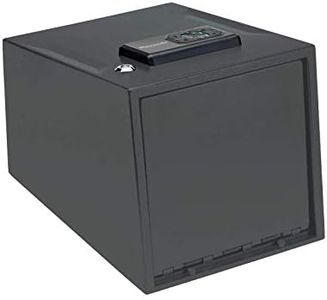 Hornady 2 Handgun Vault Safe with Keypad Entry – Secure Your Firearms and Valuables – 4-6 Keypad Entry, Interior Light and Backup Keys – Black, 12.7 (H) x 9 (W) x 8.8 (D) Inches – Item 95430