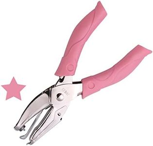 Circle/Heart/Star Shaped Metal Hole Punch pliers Soft Grip Paper Hand Puncher AU