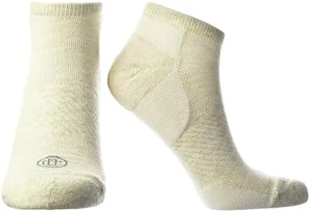 Doctor's Choice Plantar Fasciitis Compression Socks, Arch Support For Men & Women, 10-20 mmHg Compression (Tan, Large)