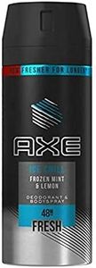 3 Pack Axe Ice Chill for Men Deodorant Body Spray, 150ml (5.07 oz)