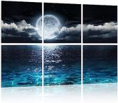 YPY Acoustic Panels Soundproof Wall Panels: Sound Absorbing Wall Art Decorative Sound Proofing Panels Noise Cancelling Acoustical Treatment for Home Studio 6 Pack 24" x 24"