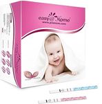 Easy@Home 40 Ovulation Test Strips and 10 Pregnancy Test Strips-Width of 5mm-Powered by Premom Ovulation Predictor iOS and Android App