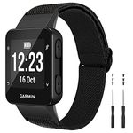 NotoCity for Garmin Forerunner 35 Band, Elastic Braided Solo Loop Replacement Watch Strap for Garmin Forerunner 35