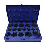 Boatsea SAE O-Ring Kit, 407 Pcs USA Universal Standard Sizes, 32 Size Set of Nitrile Rubber O Ring Assortment for Faucet, Professional Plumbing, Automotive, Blue