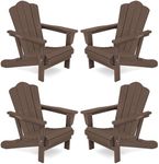 KINGYES Folding Adirondack Chair Se