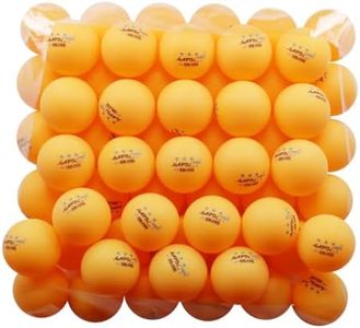 MAPOL 50- Pack Orange 3-Star Premium Ping Pong Balls Bulk,Advanced Training Table Tennis Ball