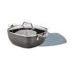 All-Clad H911S274 Essentials Simmer & Stew Square Pan, 5 Qt, Grey