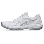 ASICS Women's Game FF Tennis Shoes, 6.5, White/Pure Silver