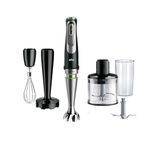 Braun MQ9137XI MultiQuick 9 Handheld Blender with iMode Technology, Turbo Boost, Stainless Steel Blades, EasyClick System, Whisk, Masher, Mini Chopper with Ice Blade, Blending Wand & 20oz Beaker, 700W