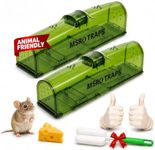 Humane Mouse Traps– 2X Live Catch &