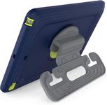 OtterBox Made for Kids Case for iPad 7th, 8th & 9th Gen (10.2" Display - 2019, 2020 & 2021 Version) with Kickstand & car headrest Mount Holder - Brave Blue