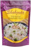 Shahzada Supreme Basmati Rice (02 Lbs.) – Extra Long Grain, Slender and Non-Sticky Grain for Ultimate Dining Experience, Non-GMO, Vegan, Gluten Free, Soy Free, No Cholesterol, Resealable Zip-Lock Bag – Extra Long Grain Basmati Rice 02 Pound Packing