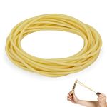 Yicaam 10 m Elastic Rubber Hose Natural Latex Slingshot Rubber Band Elastic Slingshot Rubber for Yoga Practice