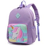 Kids Backpack, Chasechic Lightweight Water Resistant Toddler Preschool Kindergarten Backpack for Boys and Girls with Chest Strap, Unicorn