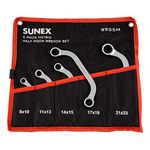 Sunex 9935M Metric Half Moon Wrench Set, 5-Piece