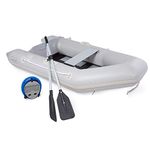 CO-Z 7.5' Inflatable Kayak for Adults, Portable Dinghy Boats Raft for 2 Person Water Touring, Foldable Fishing Boat Float for Boating Fishing Hunting or Playing on Lakes Rivers