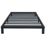 Upcanso 7 Inch Twin Bed Frames No Box Spring Need, Low Profile Metal Platform Twin Size Bed Frame, Heavy Duty Support Bedframes Twin, Easy Assembly